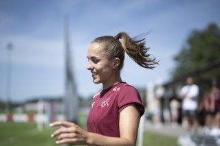 Lia Wälti sera bien titulaire face à la Norvège KEYSTONE/GIAN EHRENZELLER
